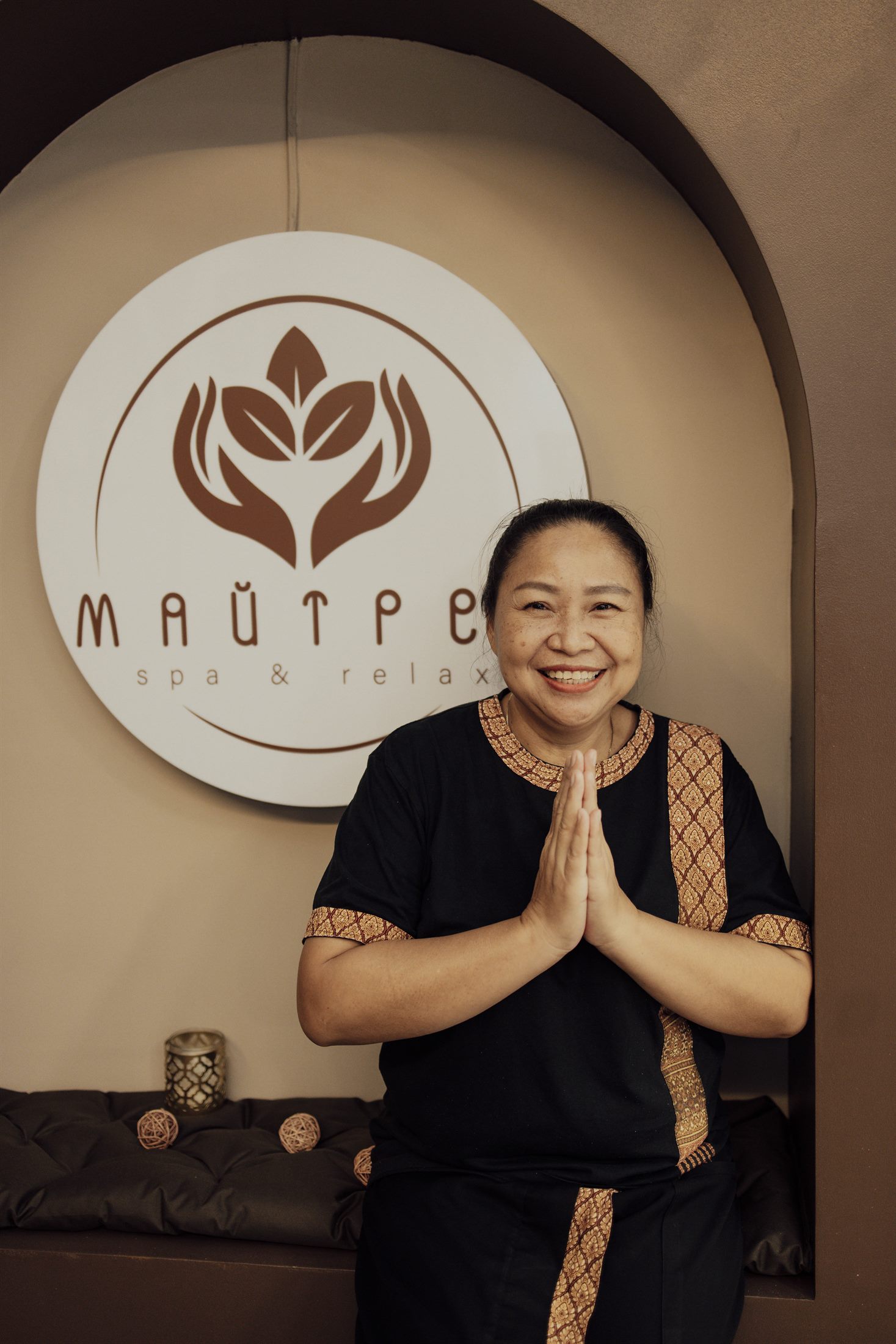 Детали интерьера Maitreya Spa